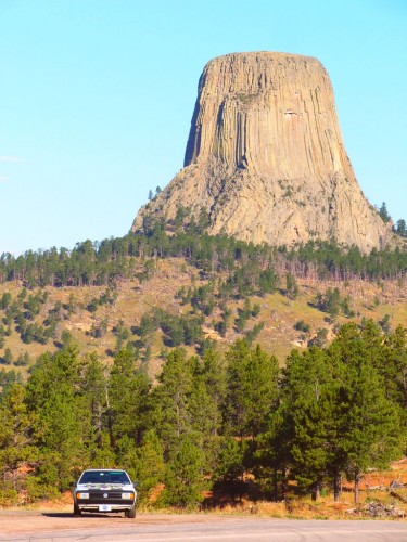 Devil's Tower with my car