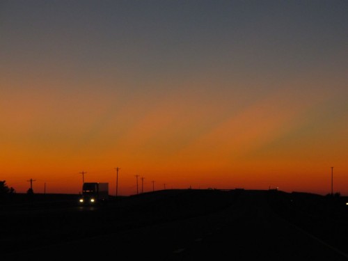 Sunset in Kansas