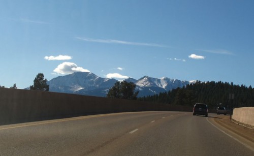 Pike's Peak from Woodland Park, CO