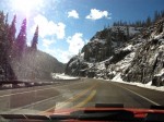Going up Wolf Creek Pass
