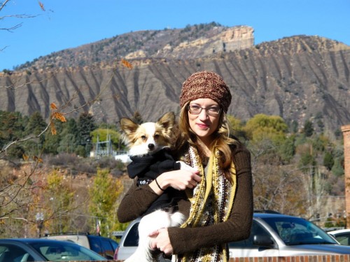 Melissa's dog - chocho - the name means butterfly